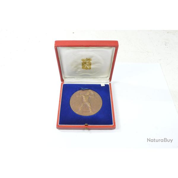 M�daille de table, FONSON CONSTRUIRE. Ann�es 1960. BELGIQUE