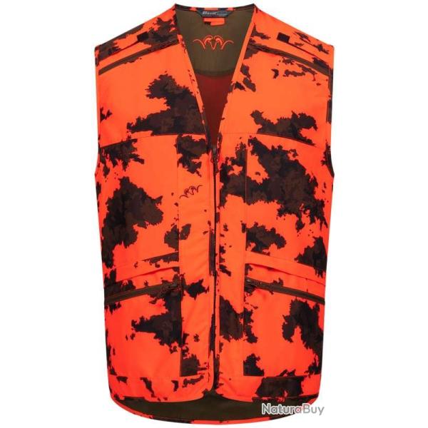 Gilet BLASER KALLE sans manche orange camo