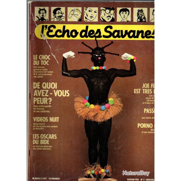 l'�cho des savanes 7 nouvelle s�rie , wolinsky et quelques autres ,