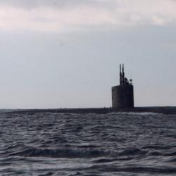 PHOTO - MARINE DE GUERRE  -  SSN761 - SPRINGFIELD " Toulon "Sous - Marin  19-2-2009 - N&deg;7011