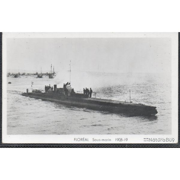CPA - MARINE DE GUERRE  - " FLOREAL  " SOUS - MARIN 1909 - N�1487