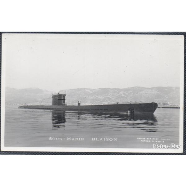 CPA - MARINE DE GUERRE  -  SOUS - MARIN " BLAISON  " - N�1489