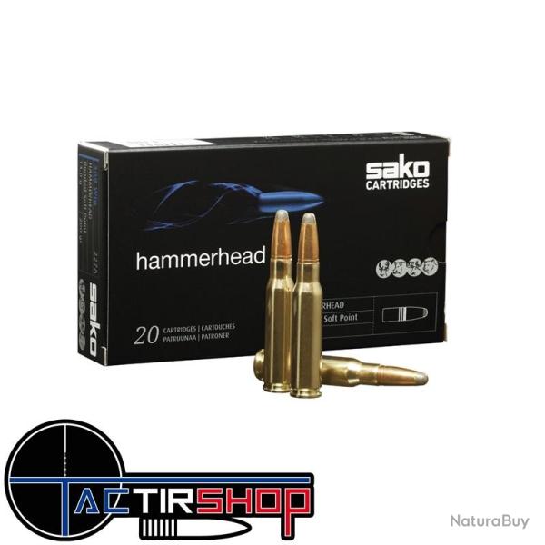 Munitions SAKO Hammerhead 300 Win Mag 180gr Boite 20