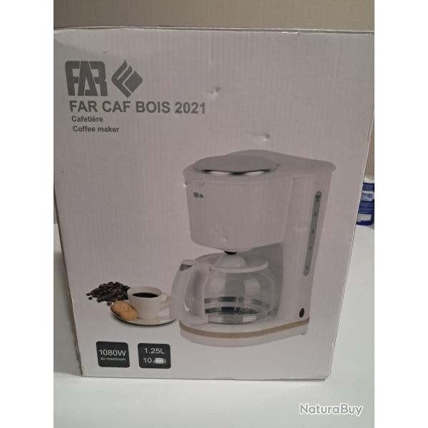 cafeti�re far caf bois 1.25l toute neuve