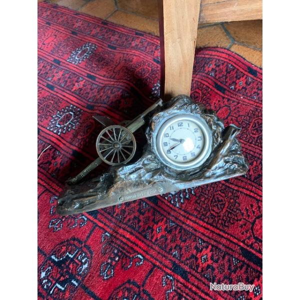 Pendule militaire de foyer 1914/1918