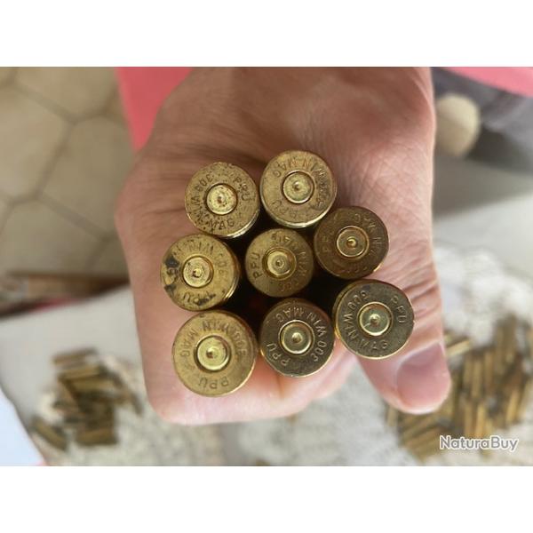 Douilles vides tir�es une fois cal 300wm  x20