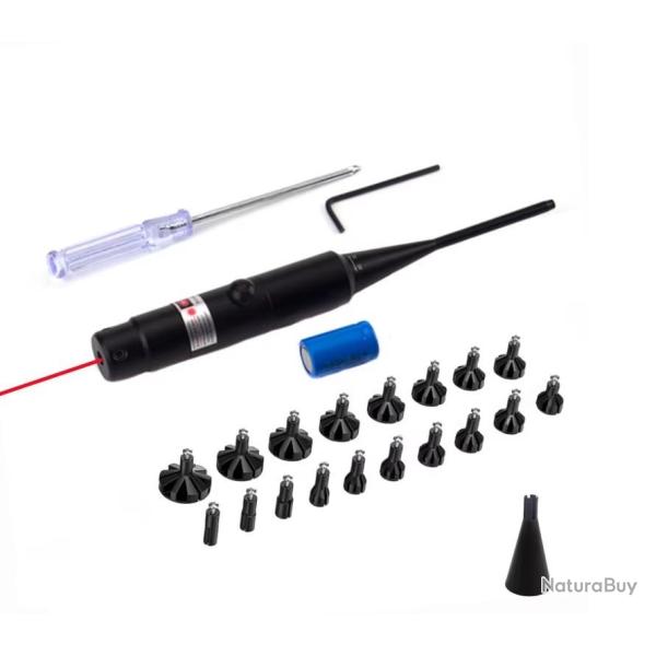 Collimateur de r�glage rouge du calibre 0.177 (4.5mm)  jusqu'au calibre 12 avec chargeur