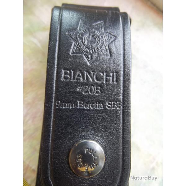 porte chargeur Bianchi 9mm Beretta