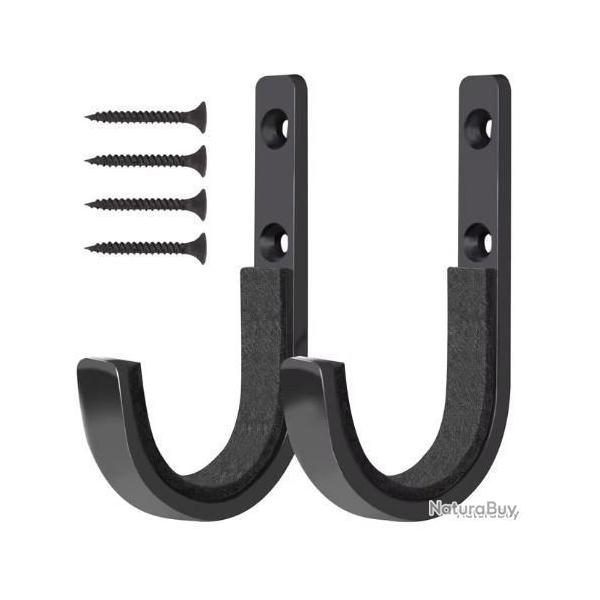 Support mural pour fusils et carabines - noir - LIVRAISON GRATUITE