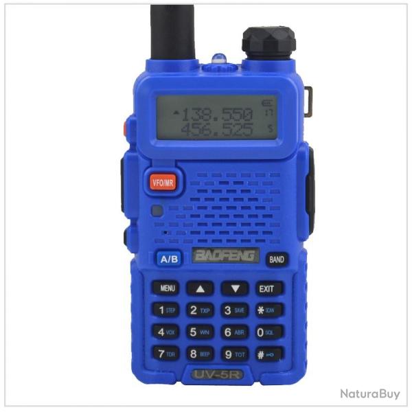 Talkie-walkie baofeng UV-5R - bleu - LIVRAISON GRATUITE