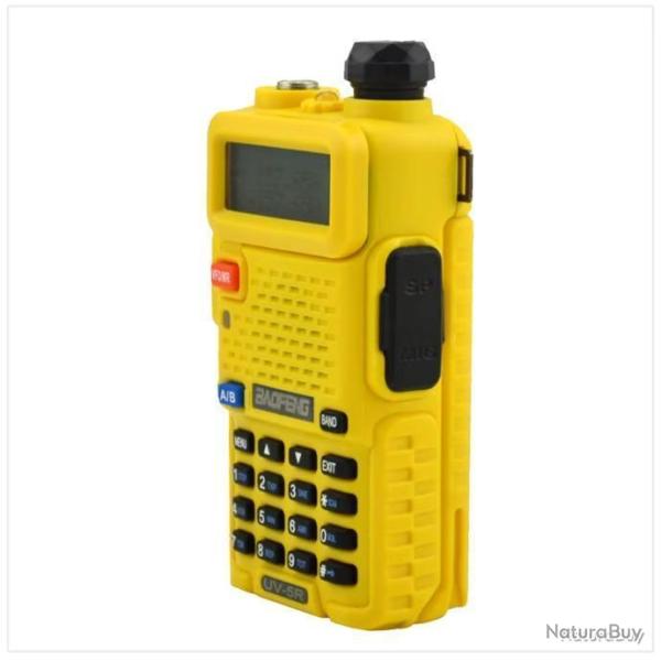Talkie-walkie baofeng UV-5R - jaune - LIVRAISON GRATUITE