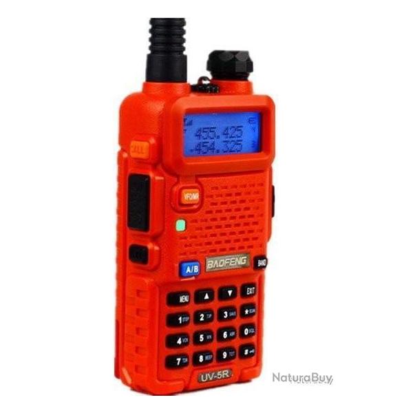 Talkie-walkie baofeng UV-5R - rouge - LIVRAISON GRATUITE