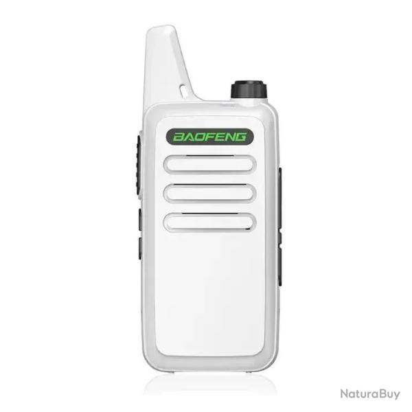 Talkie-walkie baofeng BF-T20 - blanc - LIVRAISON GRATUITE