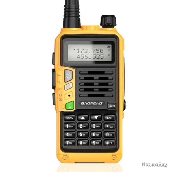 Talkie-walkie baofeng UV-s9 plus - jaune - LIVRAISON GRATUITE