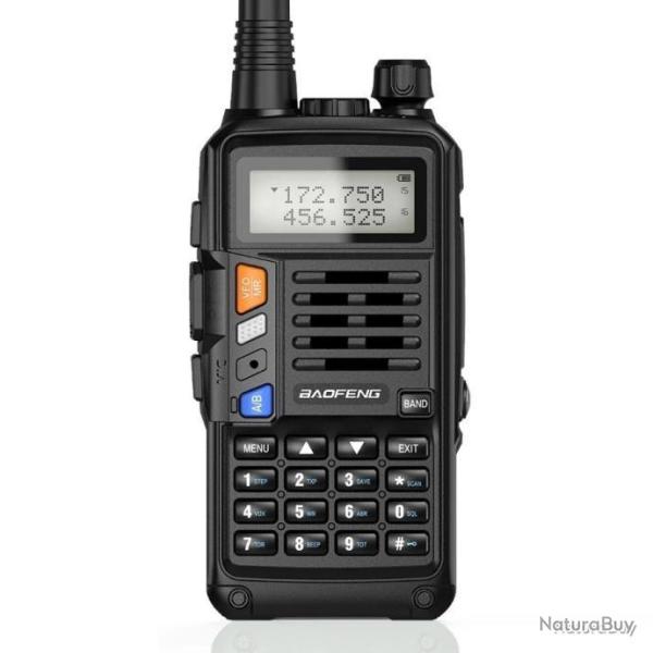 Talkie-walkie baofeng UV-s9 plus - noir - LIVRAISON GRATUITE