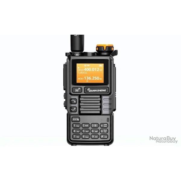 Talkie-walkie quansheng UV-k6 - gris - LIVRAISON GRATUITE