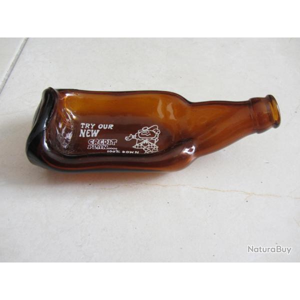 Cendrier publicitaire bouteille - U.S.A 1970-1980