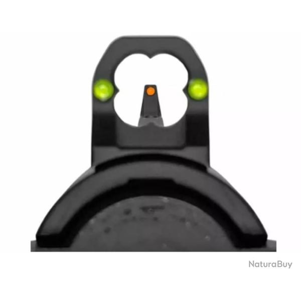 Mires Fibr�es Ghost Ring V2 CNC Noir pour AAP-01 airsoft