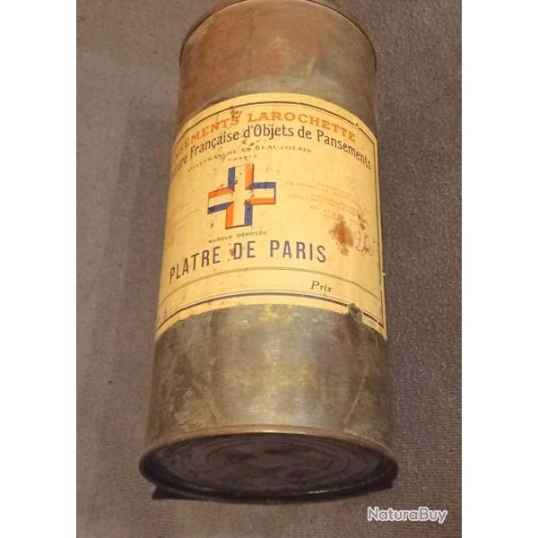 Article Militaria RARE - Pl�tre � bandage m�dical en boite de conserve ( Encore scell�e )