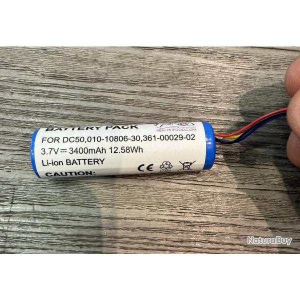 OFFRE NB Batterie pour collier GARMIN TT15 compatible DC50 T15 TT15 TT15 LIVRAISON OFFERTE EN SUIVI