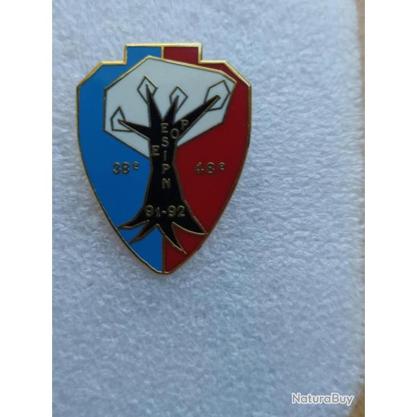 PINS ESIPN ESOP 91-92   ECOLE POLICE GENDARMERIE DOUANES MILITAIRE PROMO ANNEE 1991-1992