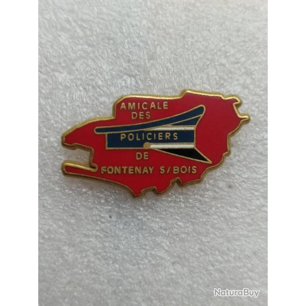 PINS POLICE NATIONALE AMICALE DES POLICIERS DE FONTENAY SOUS BOIS