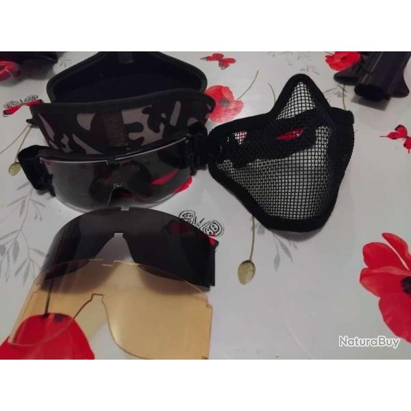 lunette et visiaire de protection