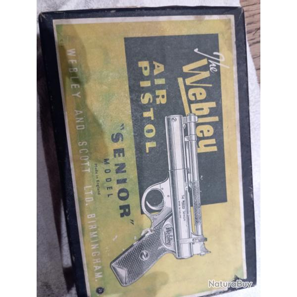 Webley pistolet a plombs senior model