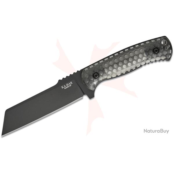 Couteau KA-BAR Les George Cool Name Lame Acier 1095 Sheepsfoot Manche Polycarbonate Etui USA KA7701