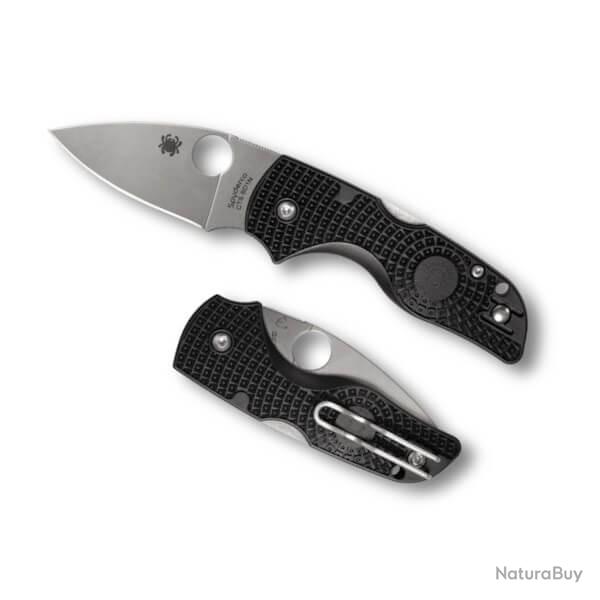 Couteau de poche Spyderco "LIL' NATIVE" noir C230PBK
