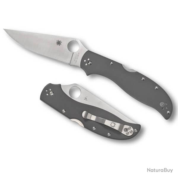 Couteau pliant Spyderco Stretch 2 XL G10 gris C258GPGYCW