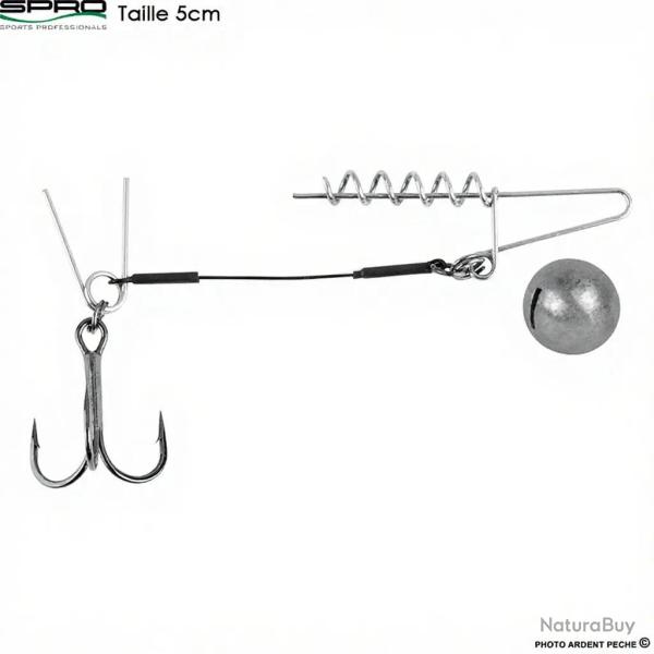 Monture SPRO Softbait spiral stinger 7cm / H2