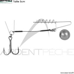 Monture SPRO Softbait spiral stinger 9cm / H1