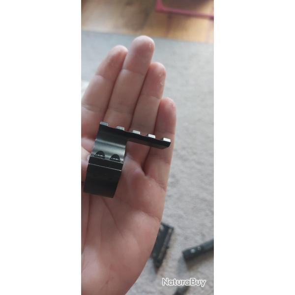 Montage rail lunettes diam�tre 30 mm