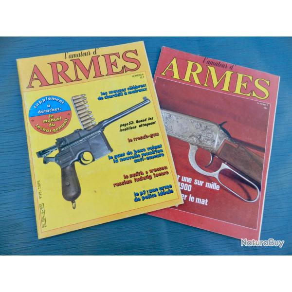Num�ros 1 et 2 de la revue l'AMATEUR D'ARMES