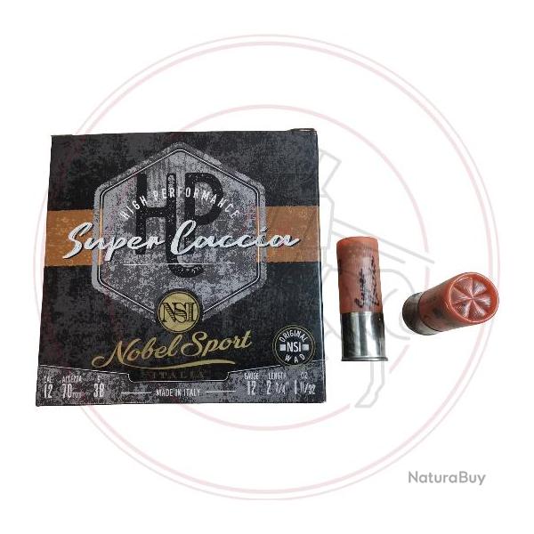 Cartouches TUNET SUPER CACCIAS Cal.12 70 38 Grammes