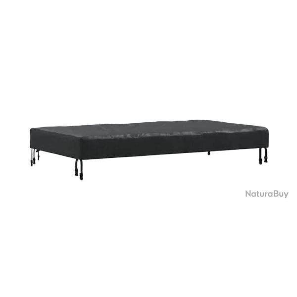 Housse mobilier ext�rieur 142 x 82 x 15 cm noir tissu Oxford �tanche protection saison jardin