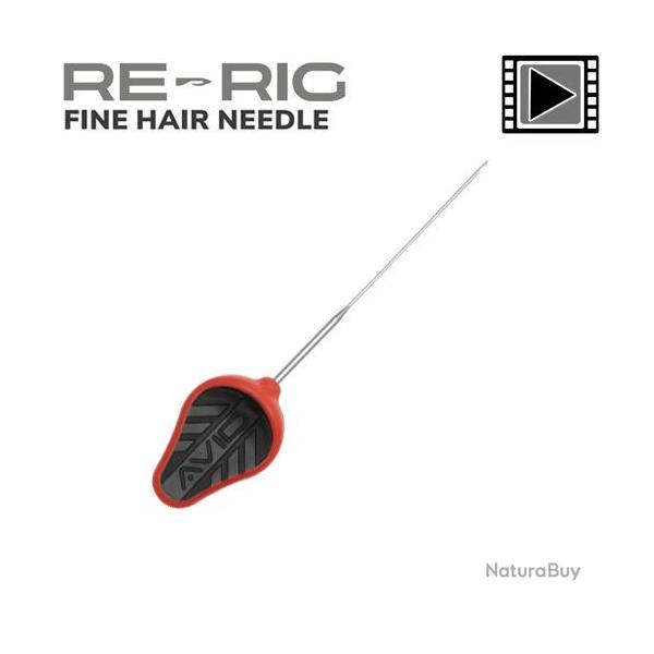 Aiguille Micro Crochet Avid Carp Re-Rig Fine Hair Needle
