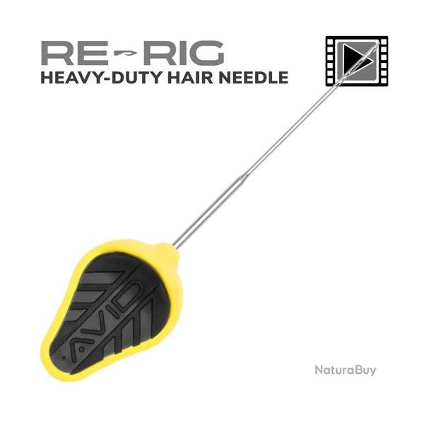 Aiguille Micro Crochet Avid Carp Re-Rig Heavy Duty Needle