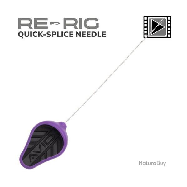 Aiguille � Epissure Avid Carp Re-Rig Quick Splice Needle