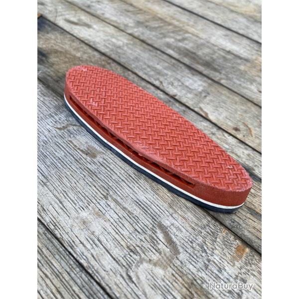 Plaque couche plate rouge 16mm fusil carabine alv�ol�e