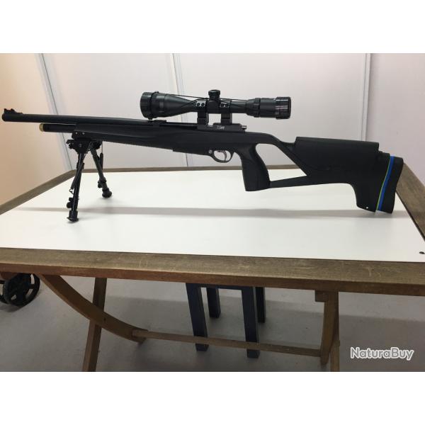 Carabine STOEGER XM1 PCP Cal. 4.5 mm, 19,9 joules + Lunette STOEGER 3-9X40+ Bipied + Compresseur PCP