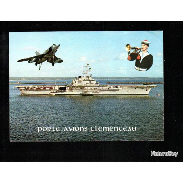 le porte avions cl�menceau  cpm