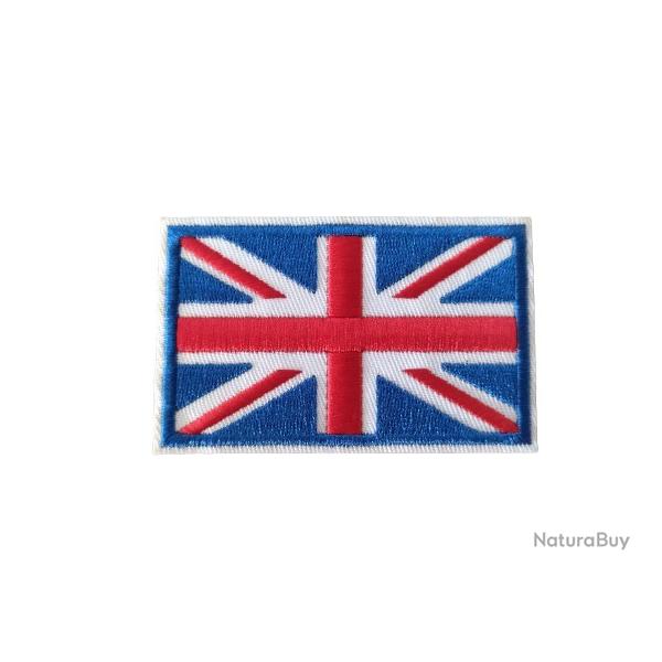 Patch drapeau - Grande-Bretagne/Angleterre - v2 - velcro - Livraison gratuite