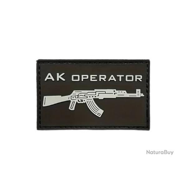 Patch  AK Operator - Gris - velcro - Livraison gratuite