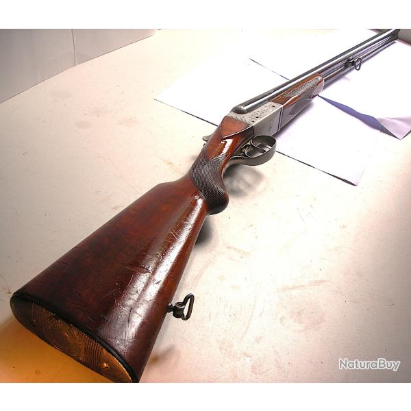 Beau fusil juxtapose HELICE de GAUCHER  St Etienne cal 16