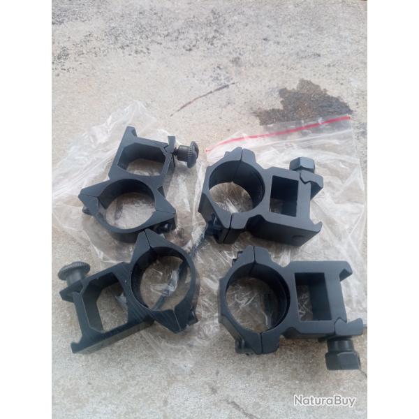 Lot de colliers montage fixe