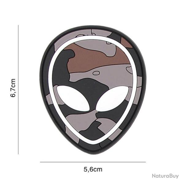 Patch 3D PVC Alien noir camo