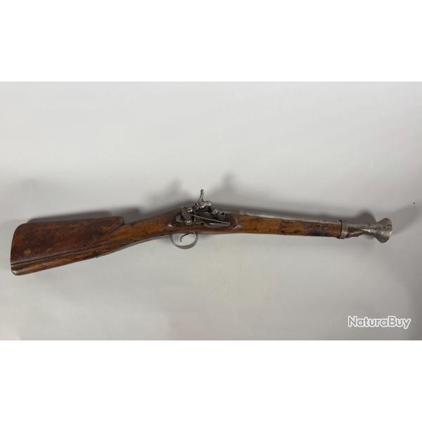 Tromblon De Marine � transform� � percussion XVIIIeme siecle