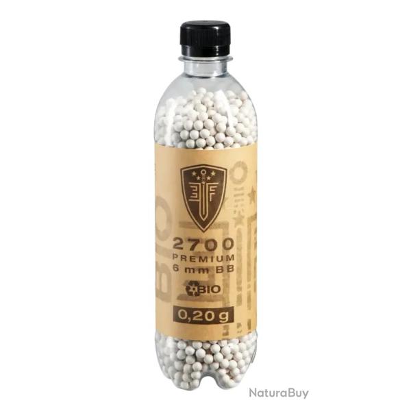 Munition Airsoft Elite Force Billes Bio blanches CAL.6mm X2700